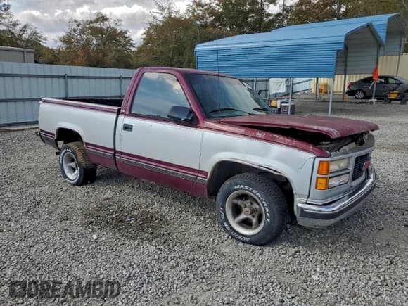 ✅ 1995 GMC Sierra 1500 • VIN: 1GTEC14K0SZ535861 • Lot: 94678865. Wystawiony na Copart z przebiegiem 262 125 mil. Bezpłatny archiwum sprzedaży aukcyjnych z USA i szczegółowy raport historii pojazdu na DreamBid. Zdjęcie 4.