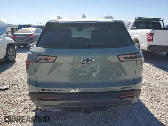 2025 Chevrolet Equinox AWD ACTIV with VIN 3GNAXSEG9SL199063, listed as a Copart auction lot 49470305 with 1,080 mi miles and Salvage title. Bid and sale history available at DreamBid. Image 6.