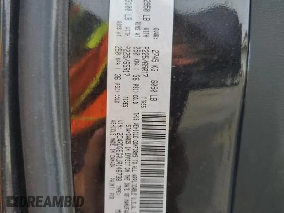 ✅ 2018 Dodge Grand Caravan GT • VIN: 2C4RDGEG0JR146738 • Лот: 86175115. Опубликован ранее на Copart с пробегом 266 479 миль. Бесплатный доступ к архиву аукционных продаж из США и подробный отчёт об истории автомобиля на DreamBid. Изображение 13.