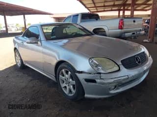 ✅ 2002 Mercedes-Benz SLK 230 Kompressor • VIN: WDBKK49FX2F251009 • Lot: 42443840. Listed on IAAI with 82,655 mi. Free auction sales archive from the USA and detailed vehicle history report at DreamBid. Image 1.