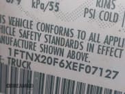 ✅ 1999 Ford F-250 XL • VIN: 1FTNX20F6XEF07127 • Lot: 41661157. Listed on IAAI with 225,319 mi. Free auction sales archive from the USA and detailed vehicle history report at DreamBid. Image 9.