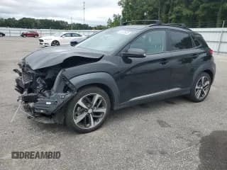 ✅ 2020 Hyundai Kona Limited • VIN: KM8K33A58LU447891 • Лот: 80125835. Опубликован ранее на Copart с пробегом 51 689 миль. Бесплатный доступ к архиву аукционных продаж из США и подробный отчёт об истории автомобиля на DreamBid. Изображение 1.