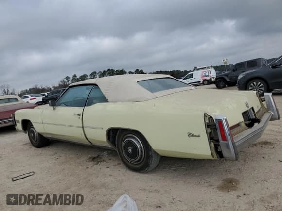 ✅ 1976 Cadillac Eldorado • VIN: 6L67S6Q193882 • Лот: 44254805. Опубликован ранее на Copart с пробегом 56 080 миль. Бесплатный доступ к архиву аукционных продаж из США и подробный отчёт об истории автомобиля на DreamBid. Изображение 2.