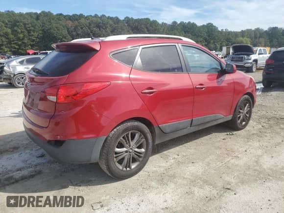2014 Hyundai Tucson Limited with VIN KM8JU3AG1EU800338, listed as a Copart auction lot 90110565 with 198,909 mi miles and Clean title. Bid and sale history available at DreamBid. Image 3.