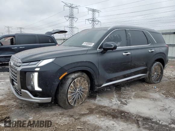 ✅ 2024 Hyundai Palisade Calligraphy • VIN: KM8R7DGE5RU804419 • Лот: 41489985. Опубликован ранее на Copart с пробегом 15 130 миль. Бесплатный доступ к архиву аукционных продаж из США и подробный отчёт об истории автомобиля на DreamBid. Изображение 1.