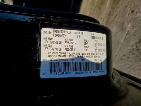 ✅ 2001 Jeep Cherokee Sport • VIN: 1J4FF48S51L596481 • Lot: 94193505. Listed on Copart with 127,415 mi. Free auction sales archive from the USA and detailed vehicle history report at DreamBid. Image 13.