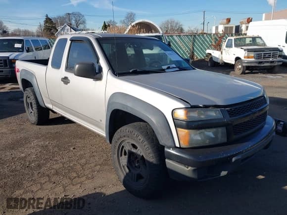 ✅ 2007 Chevrolet Colorado 1LT • VIN: 1GCDT19E778177721 • Lot: 43843175. Listed on IAAI with 144,063 mi. Free auction sales archive from the USA and detailed vehicle history report at DreamBid. Image 1.