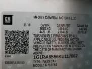 ✅ 2019 Chevrolet Volt LT • VIN: 1G1RA6S56KU117067 • Lot: 69318863. Wystawiony na Copart z przebiegiem 34 170 mil. Bezpłatny archiwum sprzedaży aukcyjnych z USA i szczegółowy raport historii pojazdu na DreamBid. Zdjęcie 13.