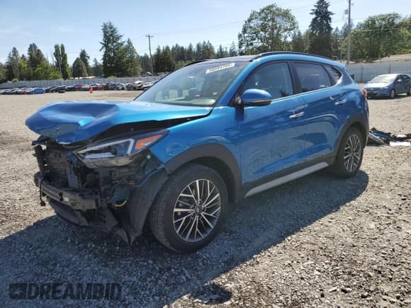 ✅ 2021 Hyundai Tucson Ultimate • VIN: KM8J3CAL2MU307413 • Lot: 58594705. Listed on Copart with 63,203 mi. Free auction sales archive from the USA and detailed vehicle history report at DreamBid. Image 1.