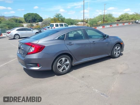 ✅ 2021 Honda Civic LX • VIN: 2HGFC2F66MH509733 • Lot: 43210031. Listed on IAAI with 65,634 mi. Free auction sales archive from the USA and detailed vehicle history report at DreamBid. Image 4.