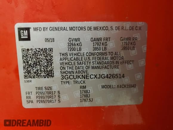 ✅ 2018 Chevrolet Silverado 1500 LS • VIN: 3GCUKNECXJG426514 • Лот: 79237104. Опубликован ранее на Copart с пробегом 205 410 миль. Бесплатный доступ к архиву аукционных продаж из США и подробный отчёт об истории автомобиля на DreamBid. Изображение 14.