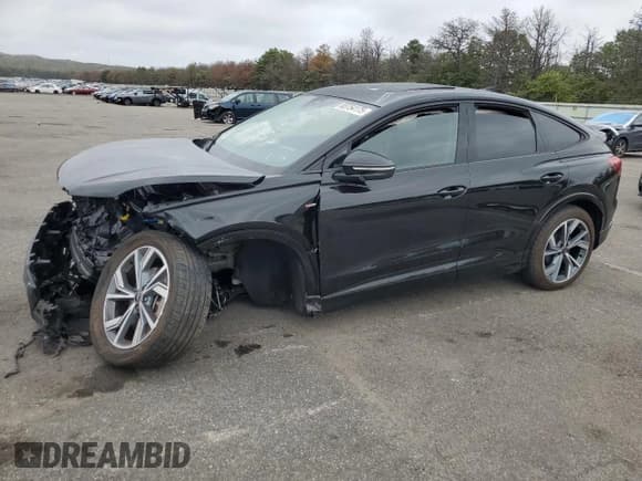 ✅ 2023 Audi Q4 e-tron Sportback Premium • VIN: WA122BFZXPP060240 • Lot: 83754175. Listed on Copart with Not provided. Free auction sales archive from the USA and detailed vehicle history report at DreamBid. Image 1.