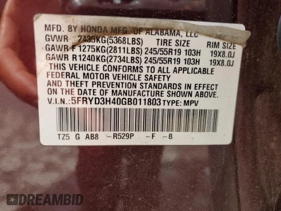 ✅ 2016 Acura MDX Technology • VIN: 5FRYD3H40GB011803 • Лот: 63662535. Опубликован ранее на Copart с пробегом 155 636 миль. Бесплатный доступ к архиву аукционных продаж из США и подробный отчёт об истории автомобиля на DreamBid. Изображение 13.