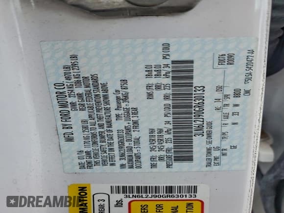 ✅ 2016 Lincoln MKZ • VIN: 3LN6L2J90GR630133 • Lot: 94142215. Wystawiony na Copart z przebiegiem 69 572 mil. Bezpłatny archiwum sprzedaży aukcyjnych z USA i szczegółowy raport historii pojazdu na DreamBid. Zdjęcie 12.