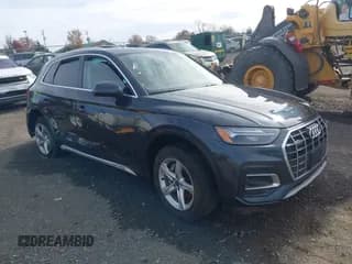✅ 2021 Audi Q5 Premium • VIN: WA1AAAFY8M2061251 • Лот: 43598896. Опубликован ранее на IAAI с пробегом Не указан. Бесплатный доступ к архиву аукционных продаж из США и подробный отчёт об истории автомобиля на DreamBid. Изображение 1.