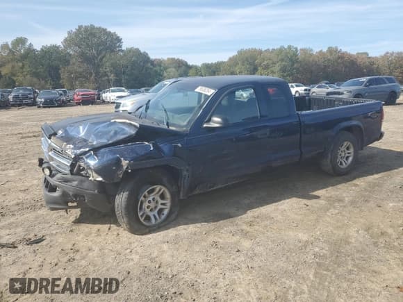 ✅ 2004 Dodge Dakota • VIN: 1D7GL12K64S663339 • Lot: 78636264. Wystawiony na Copart z przebiegiem 236 572 mil. Bezpłatny archiwum sprzedaży aukcyjnych z USA i szczegółowy raport historii pojazdu na DreamBid. Zdjęcie 1.