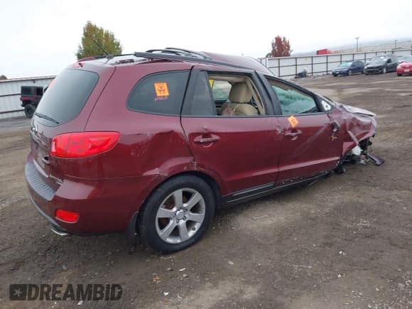 ✅ 2007 Hyundai Santa Fe SE • VIN: 5NMSH73E97H032330 • Lot: 43571451. Listed on IAAI with Not provided. Free auction sales archive from the USA and detailed vehicle history report at DreamBid. Image 4.