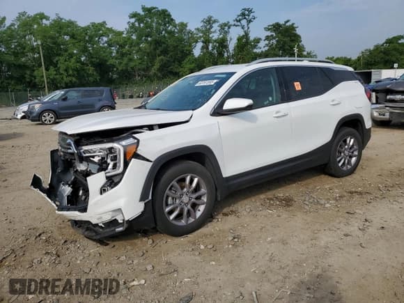 ✅ 2024 GMC Terrain SLT • VIN: 3GKALVEG7RL154756 • Lot: 60761595. Listed on Copart with 26,552 mi. Free auction sales archive from the USA and detailed vehicle history report at DreamBid. Image 1.