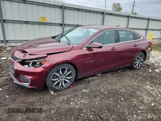 2016 Chevrolet Malibu LT z VIN 1G1ZE5ST7GF323197, wystawiony jako Copart lot #86211275 z przebiegiem 106 938 mil mil oraz Czysty tytuł • Clean title. Historia ofert i sprzedaży dostępna na DreamBid. Obrazek 1.