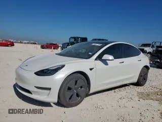 ✅ 2021 Tesla Model 3 Long Range • VIN: 5YJ3E1EB3MF936989 • Лот: 90812185. Опубликован ранее на Copart с пробегом 59 644 миль. Бесплатный доступ к архиву аукционных продаж из США и подробный отчёт об истории автомобиля на DreamBid. Изображение 1.
