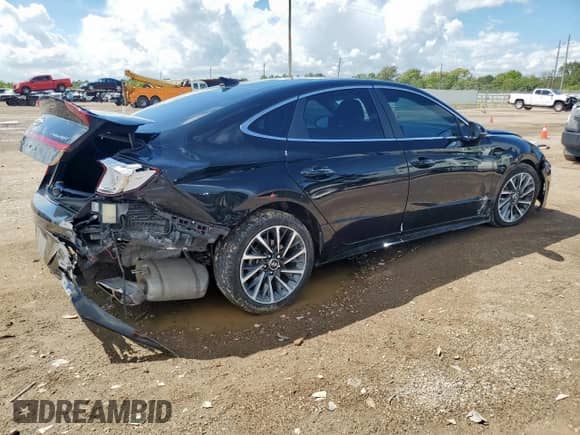 ✅ 2022 Hyundai Sonata Limited • VIN: KMHL34J29NA194892 • Лот: 81765885. Опубликован ранее на Copart с пробегом 57 271 миль. Бесплатный доступ к архиву аукционных продаж из США и подробный отчёт об истории автомобиля на DreamBid. Изображение 3.