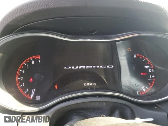 ✅ 2017 Dodge Durango SXT • VIN: 1C4RDJAG0HC762252 • Lot: 93682865. Listed on Copart with 125,957 mi. Free auction sales archive from the USA and detailed vehicle history report at DreamBid. Image 9.