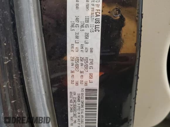 ✅ 2016 Chrysler Town & Country Touring • VIN: 2C4RC1BG0GR213027 • Lot: 90756325. Wystawiony na Copart z przebiegiem 192 992 mil. Bezpłatny archiwum sprzedaży aukcyjnych z USA i szczegółowy raport historii pojazdu na DreamBid. Zdjęcie 13.