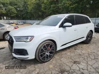 ✅ 2020 Audi Q7 Prestige • VIN: WA1VXAF79LD005264 • Лот: 71828385. Опубликован ранее на Copart с пробегом 96 324 миль. Бесплатный доступ к архиву аукционных продаж из США и подробный отчёт об истории автомобиля на DreamBid. Изображение 1.