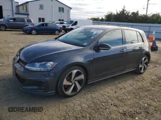 ✅ 2021 Volkswagen Golf GTI S • VIN: 3VW5T7AU3MM002929 • Lot: 80466335. Listed on Copart with 53,390 mi. Free auction sales archive from the USA and detailed vehicle history report at DreamBid. Image 1.