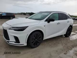 ✅ 2024 Lexus RX 500h F Sport Performance • VIN: 2T2BCMEA2RC019916 • Лот: 62844615. Опубликован ранее на Copart с пробегом 9 605 миль. Бесплатный доступ к архиву аукционных продаж из США и подробный отчёт об истории автомобиля на DreamBid. Изображение 1.