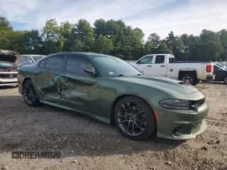 2020 Dodge Charger Scat Pack z VIN 2C3CDXGJ5LH177320, wystawiony jako Copart lot #70327465 z przebiegiem 80 189 mil mil oraz Szkoda całkowita • Salvage title. Historia ofert i sprzedaży dostępna na DreamBid. Obrazek 4.