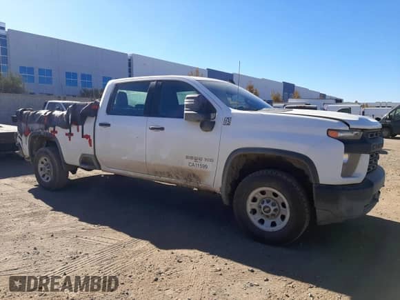 2022 Chevrolet Silverado 3500HD Work Truck с VIN 1GC4YSE71NF185739, выставлен на аукционе Copart как лот 82388624 с пробегом 16 764 миль миль и Списание • Salvage title. История ставок и продаж доступна на DreamBid. Изображение 4.