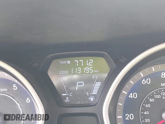 ✅ 2013 Hyundai Elantra Limited • VIN: KMHDH4AE3DU867995 • Lot: 43051546. Listed on IAAI with 113,195 mi. Free auction sales archive from the USA and detailed vehicle history report at DreamBid. Image 7.