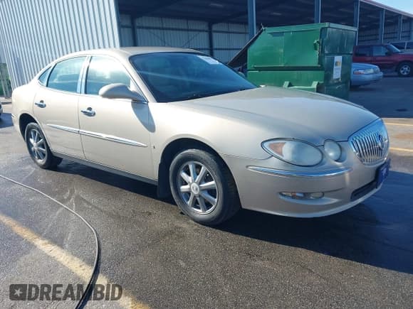 ✅ 2009 Buick LaCrosse CX • VIN: 2G4WC582291179241 • Lot: 43604053. Listed on IAAI with 129,897 mi. Free auction sales archive from the USA and detailed vehicle history report at DreamBid. Image 1.