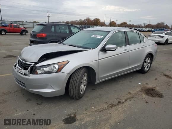 ✅ 2009 Honda Accord LX-P • VIN: 1HGCP26489A201703 • Lot: 93642555. Listed on Copart with 161,027 mi. Free auction sales archive from the USA and detailed vehicle history report at DreamBid. Image 1.