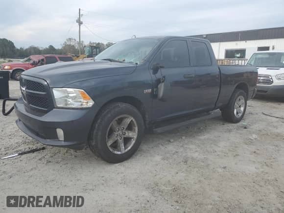 2018 Ram 1500 Express z VIN 1C6RR6FT0JS131914, wystawiony jako Copart lot #75520544 z przebiegiem 120 566 mil mil oraz Szkoda całkowita • Salvage title. Historia ofert i sprzedaży dostępna na DreamBid. Obrazek 1.