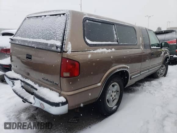 2002 Chevrolet S-10 LS with VIN 1GCDT19W128235954, listed as a Copart auction lot 86762504 with 277,482 mi miles and Salvage title. Bid and sale history available at DreamBid. Image 3.