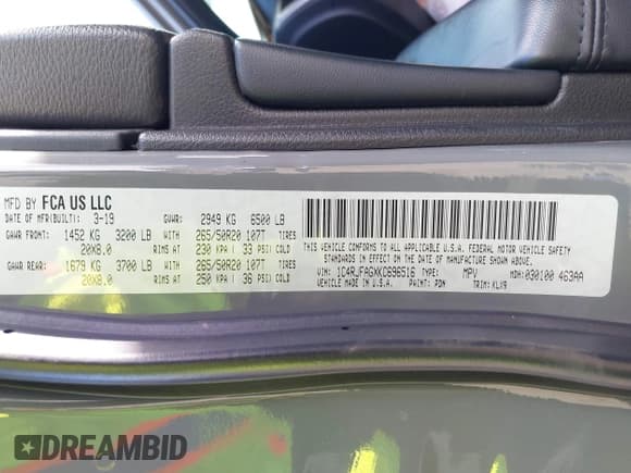 ✅ 2019 Jeep Grand Cherokee Upland • VIN: 1C4RJFAGXKC696516 • Lot: 41839379. Listed on IAAI with 96,974 mi. Free auction sales archive from the USA and detailed vehicle history report at DreamBid. Image 9.