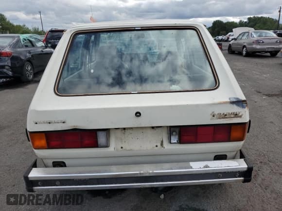 ✅ 1981 Volkswagen Rabbit • VIN: 1VWFG0179BV177022 • Lot: 65369204. Listed on Copart with 168,444 mi. Free auction sales archive from the USA and detailed vehicle history report at DreamBid. Image 6.