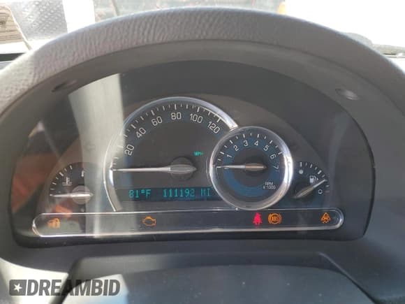 ✅ 2011 Chevrolet HHR 2LT • VIN: 3GNBACFU6BS522491 • Lot: 58142184. Listed on Copart with 111,192 mi. Free auction sales archive from the USA and detailed vehicle history report at DreamBid. Image 9.