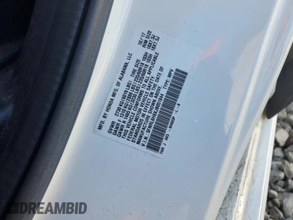 ✅ 2018 Honda Odyssey Touring • VIN: 5FNRL6H8XJB051844 • Lot: 91839675. Wystawiony na Copart z przebiegiem 63 438 mil. Bezpłatny archiwum sprzedaży aukcyjnych z USA i szczegółowy raport historii pojazdu na DreamBid. Zdjęcie 13.