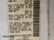 ✅ 2020 Nissan NV Cargo S • VIN: 1N6BF0KY4LN805997 • Лот: 59203675. Опубликован ранее на Copart с пробегом Не указан. Бесплатный доступ к архиву аукционных продаж из США и подробный отчёт об истории автомобиля на DreamBid. Изображение 13.