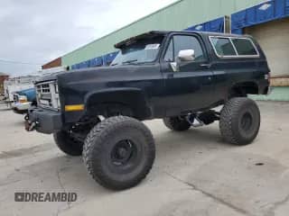 1988 Chevrolet Blazer z VIN 1GNEV18K5JF143423, wystawiony jako Copart lot #55763905 z przebiegiem 93 600 mil mil oraz Czysty tytuł • Clean title. Historia ofert i sprzedaży dostępna na DreamBid. Obrazek 1.