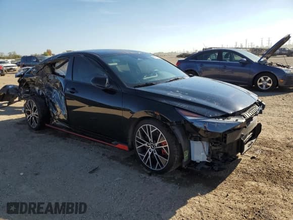 ✅ 2022 Hyundai Elantra • VIN: KMHLW4AK8NU001475 • Lot: 84793015. Listed on Copart with 40,313 mi. Free auction sales archive from the USA and detailed vehicle history report at DreamBid. Image 4.