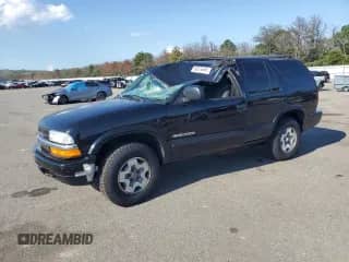 2002 Chevrolet Blazer LS with VIN 1GNDT13W62K234575, listed as a Copart auction lot 69374665 with Not provided miles and Salvage title. Bid and sale history available at DreamBid. Image 1.