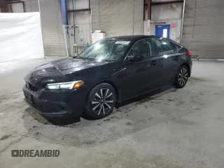 ✅ 2024 Honda Civic EX-L • VIN: 19XFL1H76RE011100 • Lot: 80402625. Listed on Copart with 13,555 mi. Free auction sales archive from the USA and detailed vehicle history report at DreamBid. Image 1.