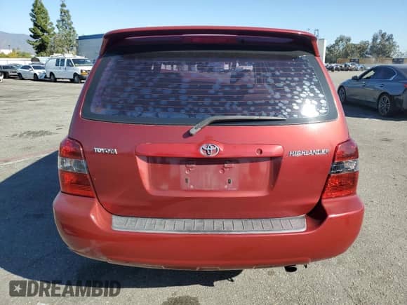2007 Toyota Highlander w/3rd Row with VIN JTEDD21AX70160062, listed as a Copart auction lot 85805524 with 254,475 mi miles and Salvage title. Bid and sale history available at DreamBid. Image 6.