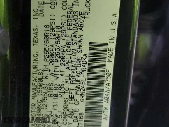 ✅ 2013 Toyota Tacoma • VIN: 5TFLU4ENXDX057168 • Lot: 85312195. Wystawiony na Copart z przebiegiem 225 876 mil. Bezpłatny archiwum sprzedaży aukcyjnych z USA i szczegółowy raport historii pojazdu na DreamBid. Zdjęcie 12.