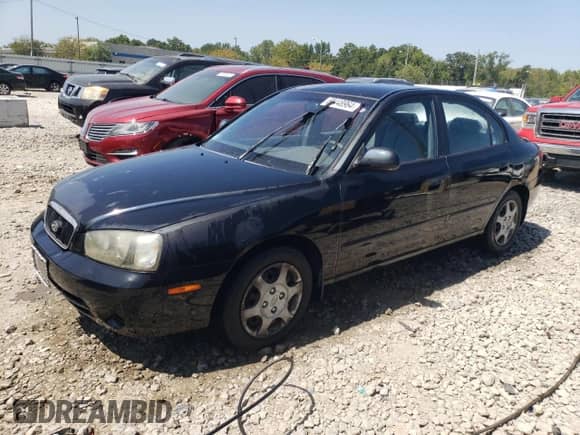 2002 Hyundai Elantra GLS with VIN KMHDN45D12U283599, listed as a Copart auction lot 68448964 with 199,576 mi miles and Non repairable. Bid and sale history available at DreamBid. Image 1.