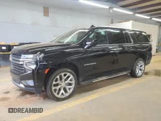 ✅ 2022 Chevrolet Suburban LT • VIN: 1GNSKCKD5NR161801 • Лот: 61029265. Опубликован ранее на Copart с пробегом 84 170 миль. Бесплатный доступ к архиву аукционных продаж из США и подробный отчёт об истории автомобиля на DreamBid. Изображение 1.